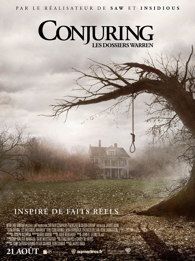 Affiche Conjuring, dossiers Warren